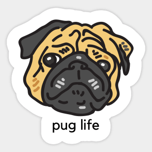 Pug Life Sticker